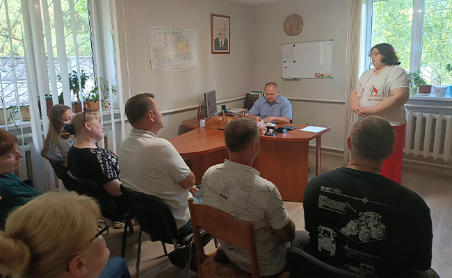 В ОАО «Могилевские семена трав» создана первичная организация РОО «Белая Русь»